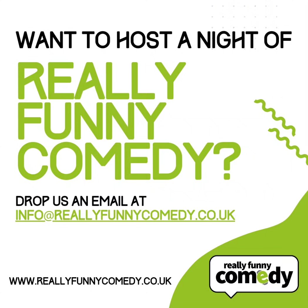 Really Funny Comedy (@r_f_comedy) on Twitter photo REALLY FUNNY COMEDY.
BIG NAMES. SMALL VENUES.
Bringing the best of the British comedy scene, right to your doorstep ๐ช
Throwback to Thursday night with <a href="/JoshPughComic/">Josh Pugh</a> at <a href="/AndGledhow/">Gledhow Sports and Social Club</a> ๐
โ Want us to come to your venue? Drop us an email at info@reallyfunnycomedy.co.uk REALLY FUNNY COMEDY.
BIG NAMES. SMALL VENUES.
Bringing the best of the British comedy scene, right to your doorstep ๐ช
Throwback to Thursday night with <a href="/JoshPughComic/">Josh Pugh</a> at <a href="/AndGledhow/">Gledhow Sports and Social Club</a> ๐
โ Want us to come to your venue? Drop us an email at info@reallyfunnycomedy.co.uk