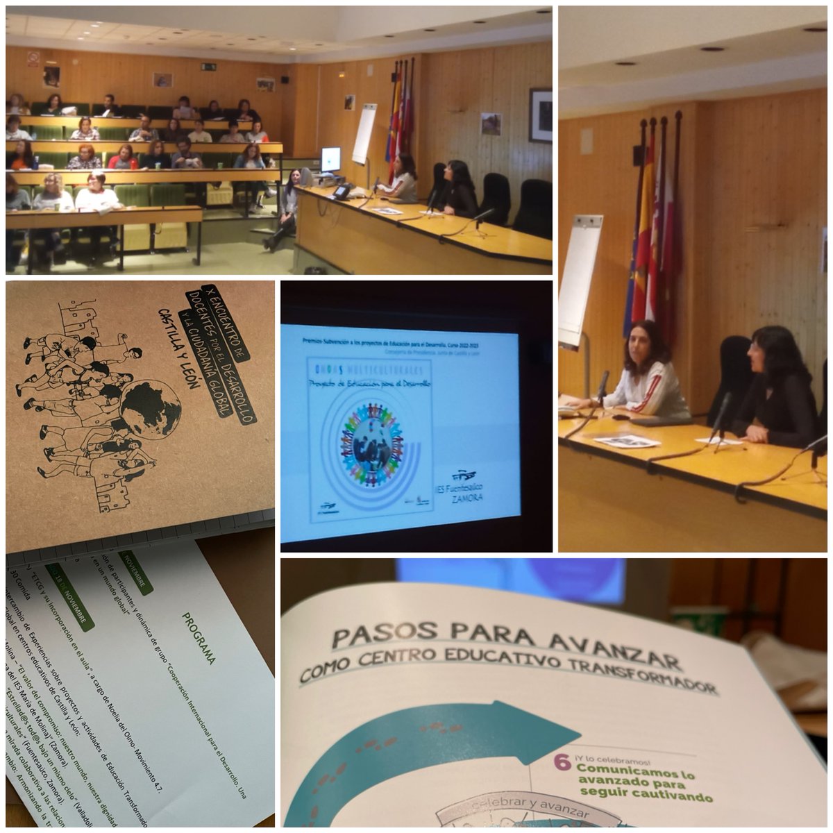 Este fin de semana hemos participado en el X Encuentro de Docentes por el Desarrollo y la Ciudadanía Global <a href="/jcyl/">Junta de Castilla y León</a> en El Espinar(Segovia) presentando nuestro proyecto #OnDaSmulticulturales 22-23. Compartimos experiencias, inquietudes y muchas ideas con otros docentes <a href="/educacyl/">Educación JCyL</a>