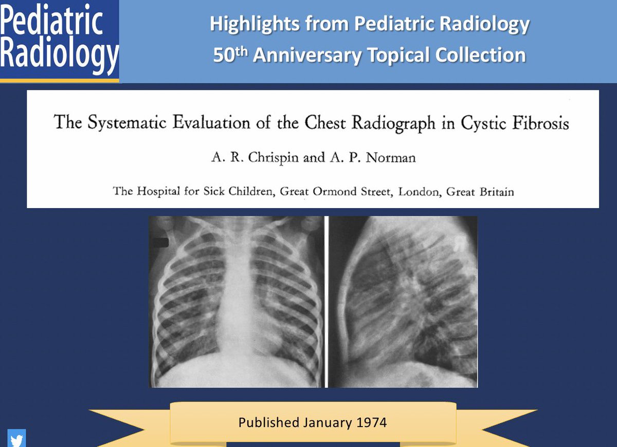 Pediatric Radiology (@pedradjournal) on Twitter photo From the #70s to today, at the forefront of Pediatric Imaging 
Full text link:
rdcu.be/dqZGB
#pedsrad #Radiology #Pediatric #CysticFibrosis From the #70s to today, at the forefront of Pediatric Imaging 
Full text link:
rdcu.be/dqZGB
#pedsrad #Radiology #Pediatric #CysticFibrosis
