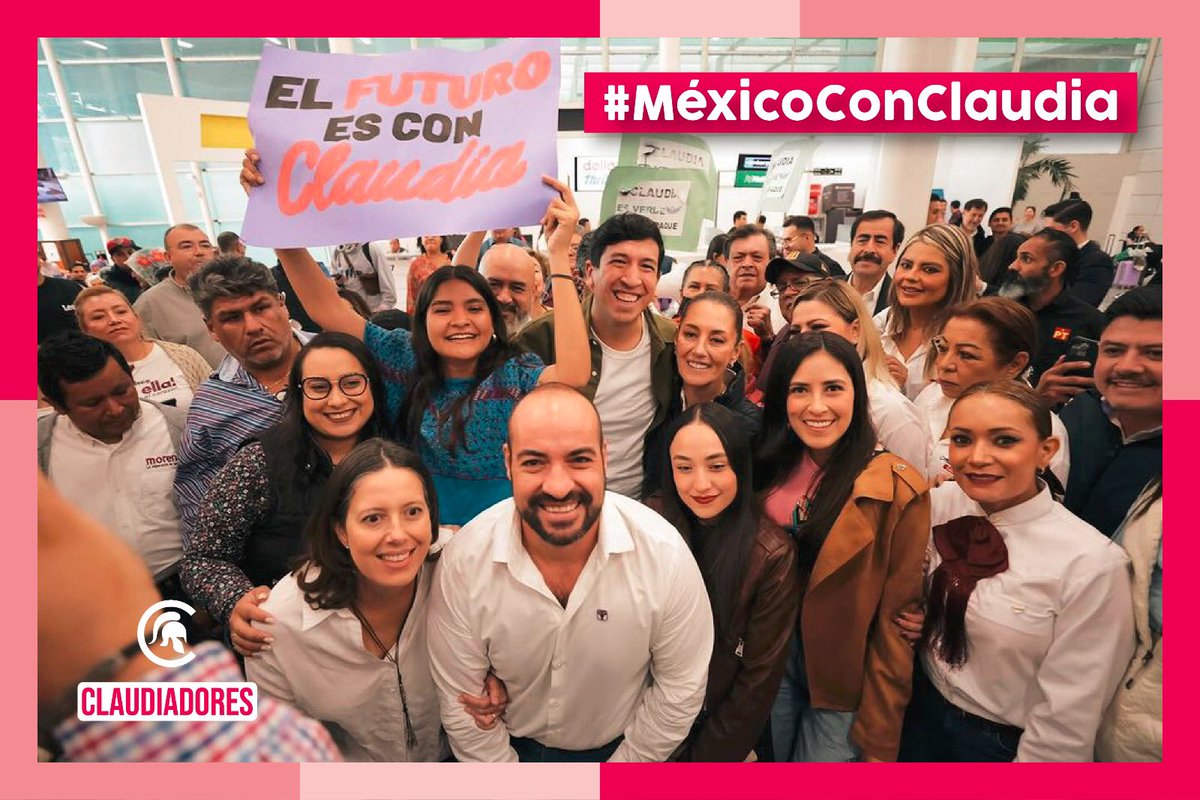 Hoy se registra la Doctora <a href="/Claudiashein/">Claudia Sheinbaum Pardo</a> como precandidata única de la coalición #JuntosHacemosHistoria. 
Un proyecto que une a la mayor fuerza política del país 🇲🇽. Vamos por el segundo piso de la #4T 🙌🏼

¡Juntas y juntos volveremos a hacer historia! 

#MéxicoConClaudia 🤩