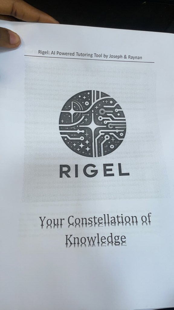 WuyepRaynan's tweet image. Today, I and my team participated in the BUSA Finance and Tech competition where we pitched our AI EduTech Tool 🔧💻, RIGEL, where we placed 2nd overall , It was a fun and educative experience. Greater heights ahead 🚀
#RIGEL #busa #tech #finance #AI