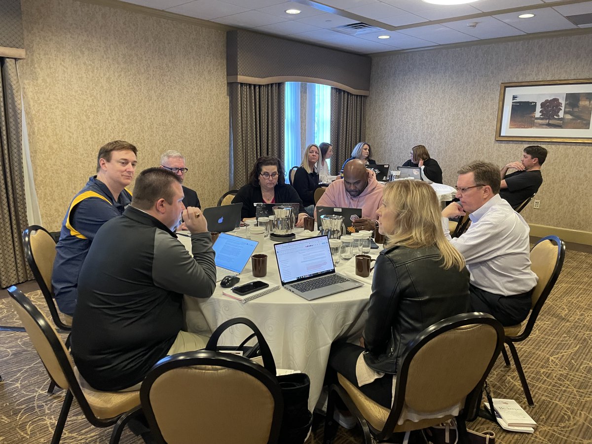 PASCD's tweet photo. The PASCD board members are busy planning upcoming events in their work groups. We're excited to welcome everyone to our 72nd annual pre-conference and conference event! #pascd23 #wearepascd @ASCD https://t.co/gSimnBaq0F