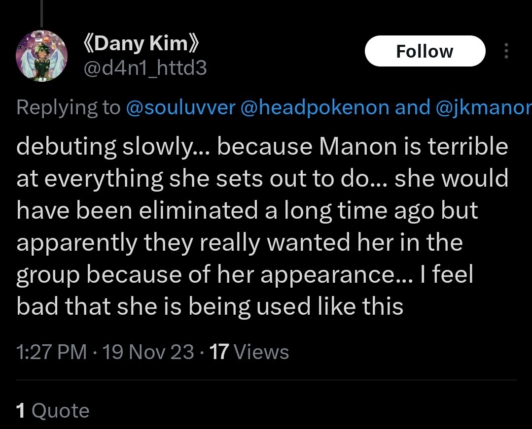 ManonProtect's tweet image. ‼️ ATTENTION POKENONS ‼️

please help us report this user that has been making hateful comments towards manon

remember to NOT engage (i.e., like, repost, comment, DM) just report and block

username: d4n1_httd3