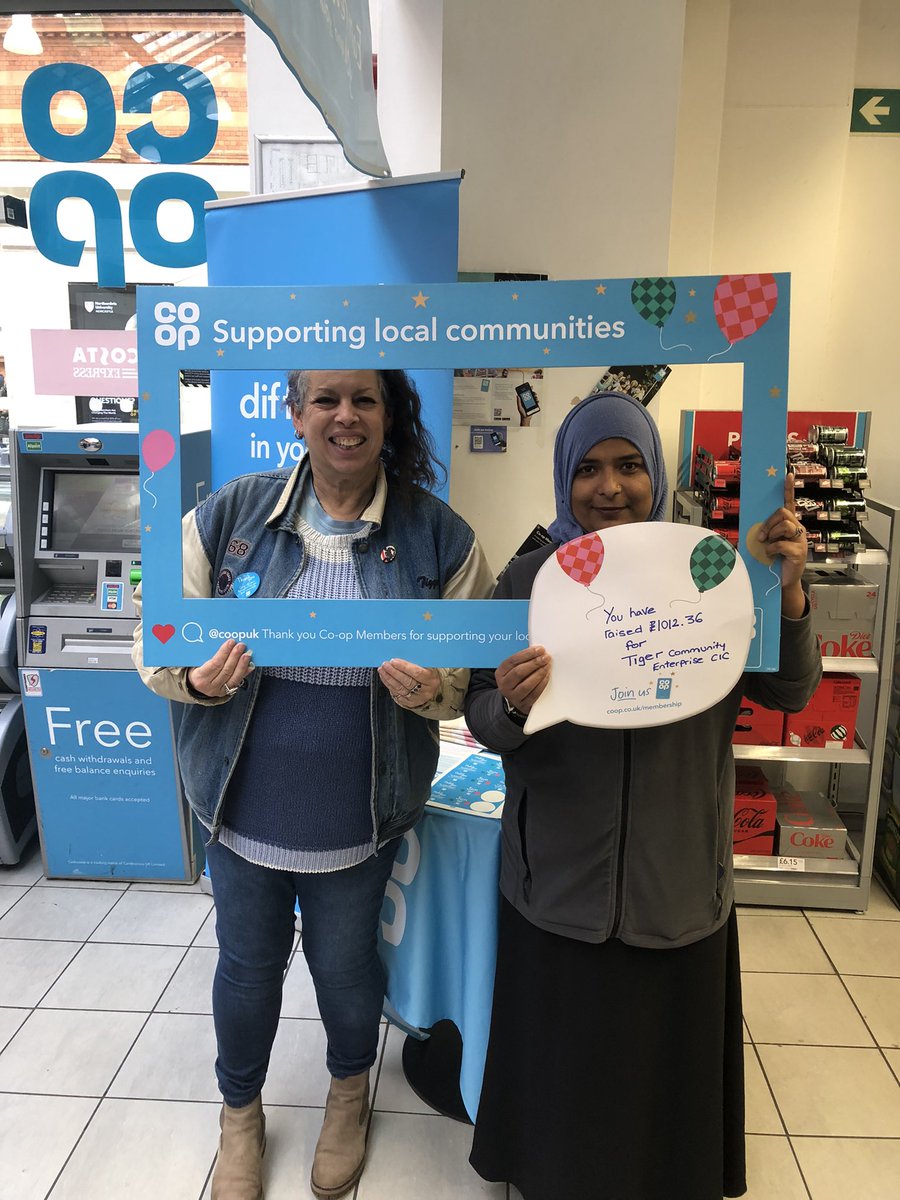 tigershowcases's tweet photo. Thanks to @coopuk members for the Local Community Funding which will support our Social Eating initiative 💚🐯
#coopcelebration @suecoopnotting1 https://t.co/vukQAOvUk6