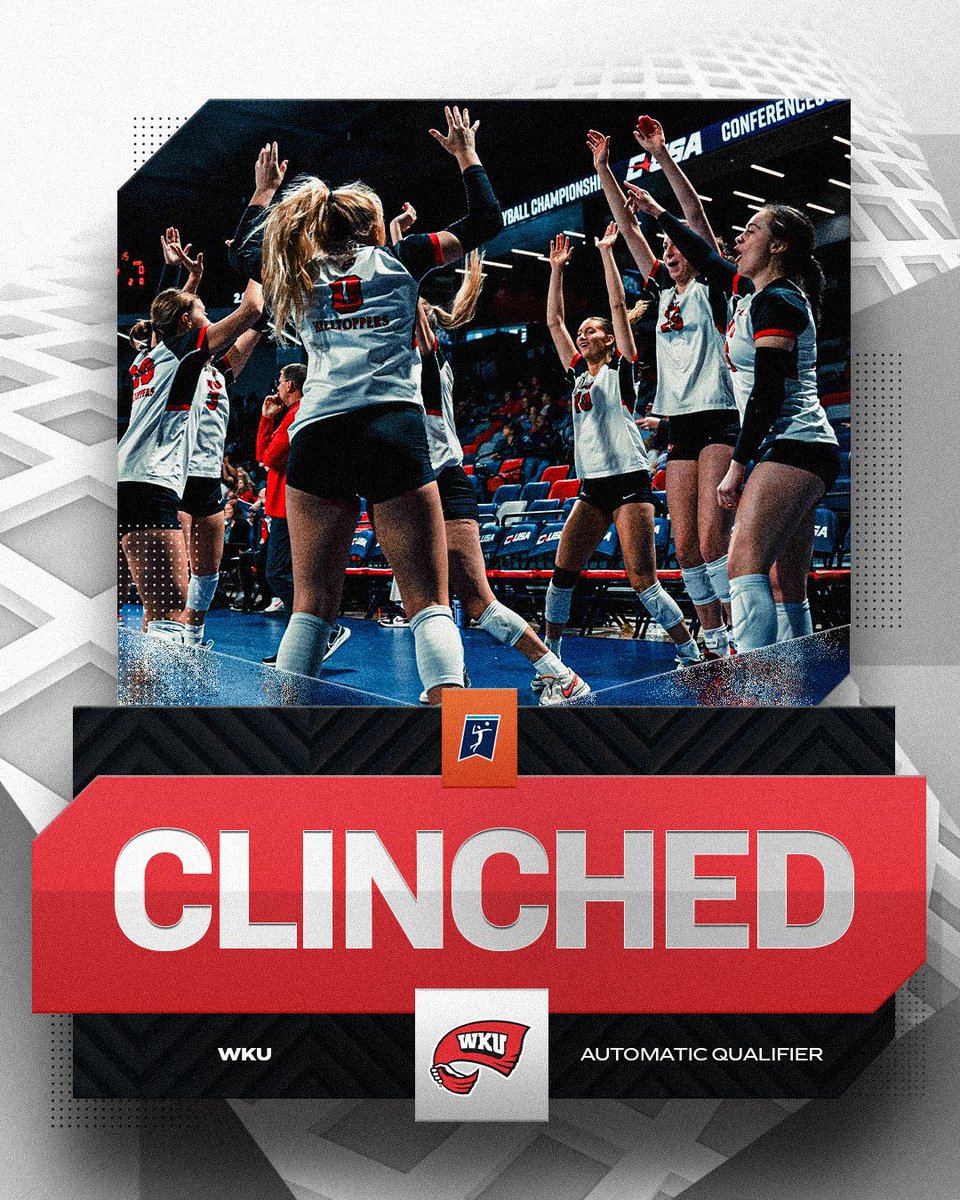 NCAA Women's Volleyball (@ncaavolleyball) on Twitter photo THE TOPS COME OUT ON π
In the <a href="/ConferenceUSA/">Conference USA</a> championship, No. 22 <a href="/WKUVolleyball/">WKU Volleyball</a> defeats New Mexico State in a sweep to clinch their AQ for the tournament π΄
#NCAAWVB THE TOPS COME OUT ON π
In the <a href="/ConferenceUSA/">Conference USA</a> championship, No. 22 <a href="/WKUVolleyball/">WKU Volleyball</a> defeats New Mexico State in a sweep to clinch their AQ for the tournament π΄
#NCAAWVB