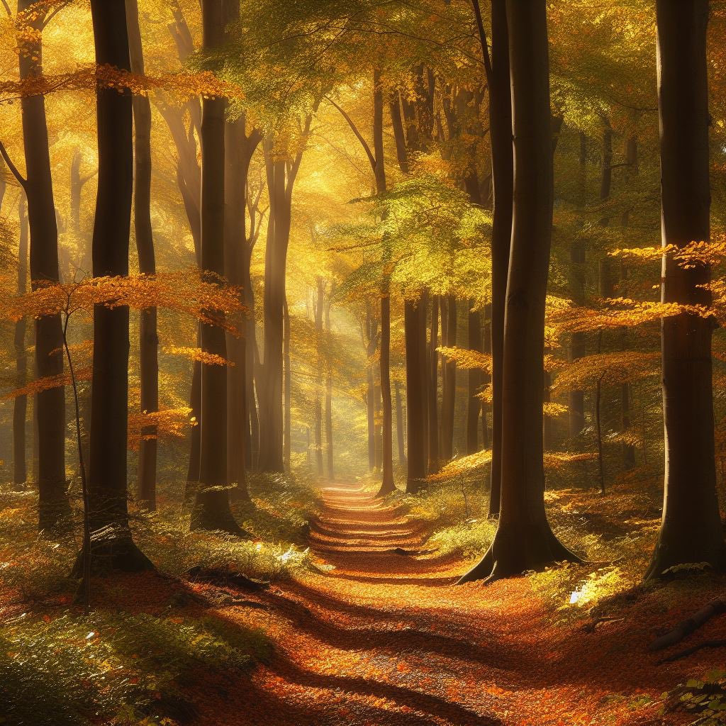 LeoJespha's tweet photo. Where sunlight weaves through the leaves, and every step is a brushstroke on nature's canvas. ππ³
Share your favorite spot for an autumn walk!
#GoldenPathways https://t.co/VDeRM7Vktb