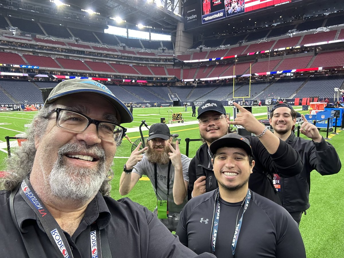 Halftime rehearsal at 8:15am! Go Texans!!!!