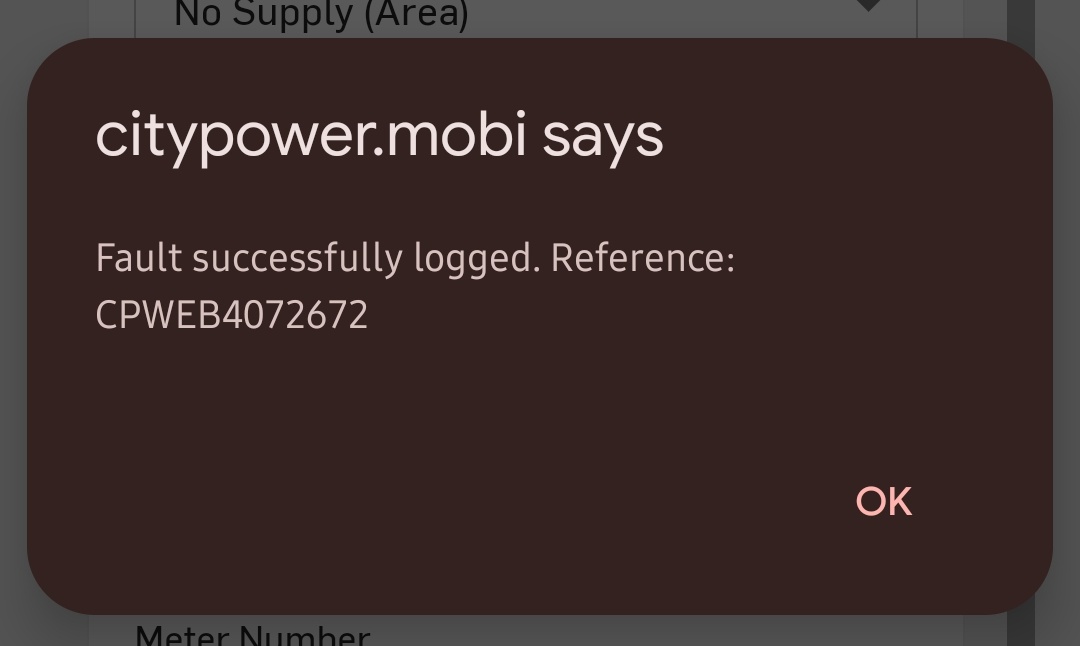 _karennrosa_'s tweet image. @CityPowerJhb #Block10 Electricity not restored after load shedding 18h00 till 20h30.
Please investigate
CPWEB4072672