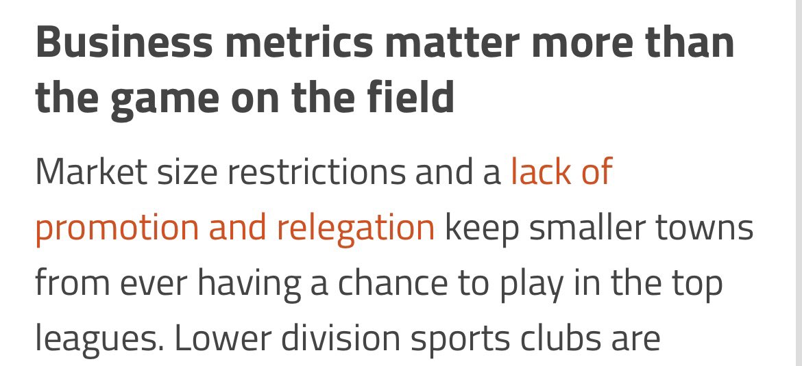 Fantastic article, spot on! 

Us #Crew96 fans know all of this first hand. Remember #SaveTheCrew ?

#MLS #AmericanSoccer #AmericanSports #BusinessMetrics #AllAboutTheMoney