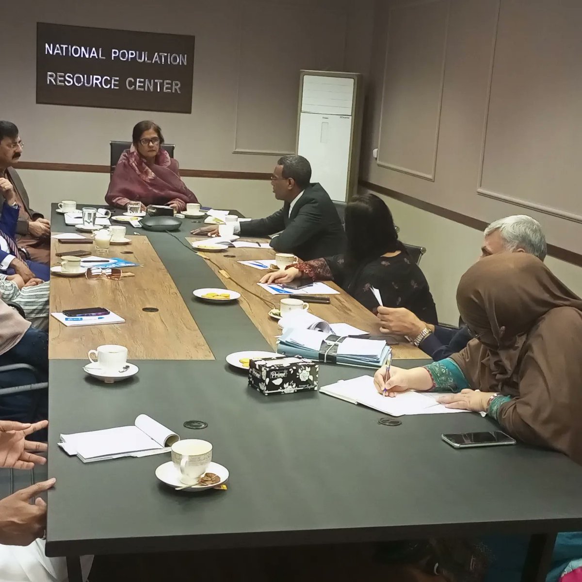 PWing2022's tweet photo. Meeting conducted with MHH on Tax Reforms, held on 27th October, 2023 at National Resource Center of population, Ministry of National Health, Islamabad. https://t.co/ACsC8g8TUl