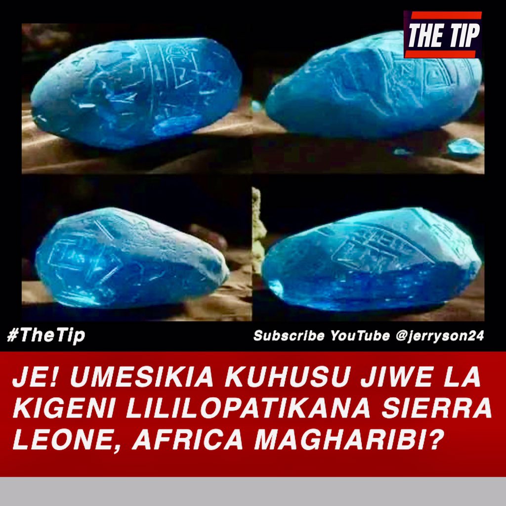 jerryson24's tweet photo. Mnamo 1990, mwanajiolojia wa Italia Angelo Pitoni alinunua mawe ya ajabu ya bluu kutoka kwa Chifu wa Fula huko Sierra Leone Afrika Magharibi. Kabila hilo lilidai kuwa mawe hayo yaliletwa na wageni kutoka angani.
#thetip #sierraleone #italia https://t.co/Tw5uwiZrYY