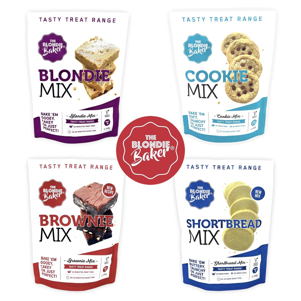 The Blondie Baker® shop is live and ready for orders! 🎉 
theblondiebaker.co.uk 

Introducing four irresistible bake mixes! From tempting Blondies to soft Cookies, rich Brownies, plus the new buttery Shortbread Mix. Let’s get baking! #theblondiebaker #baking #baker #homebaking