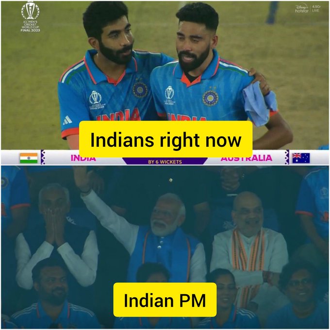 Momento_prooo's tweet photo. That's why we need PM who actually cares
#INDvsAUS #CWC2023Final #P https://t.co/TgnJFPjxQG