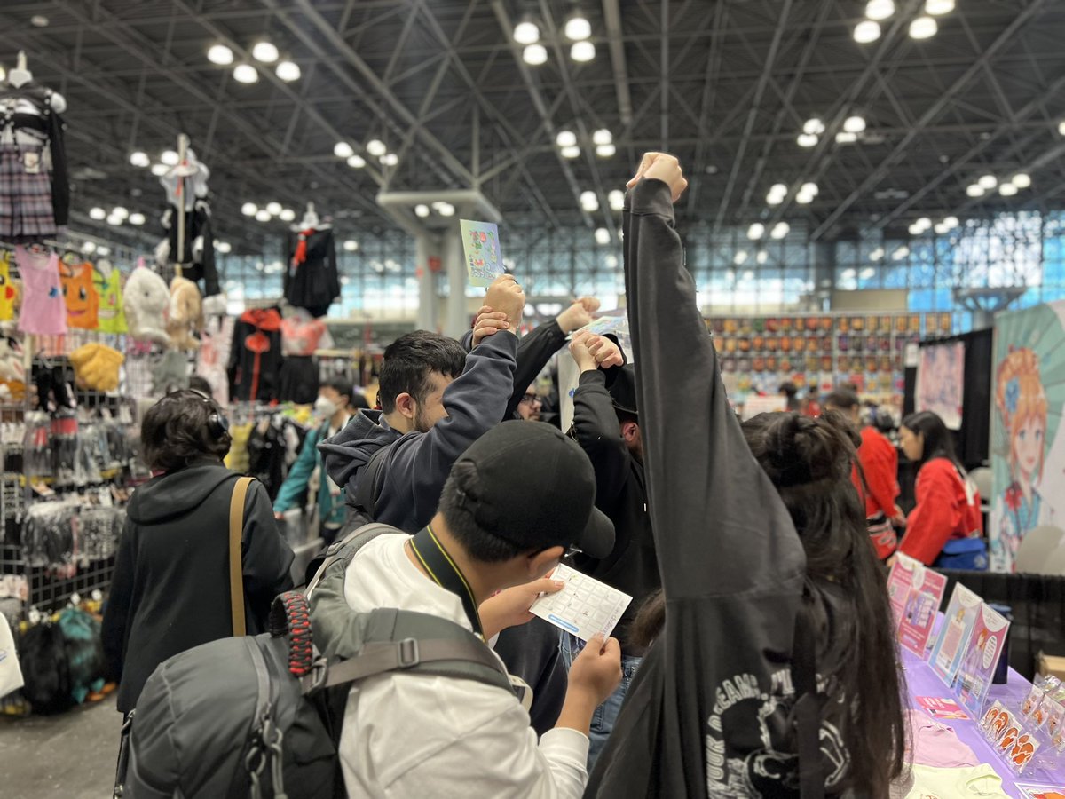 Anime4Humanity's tweet photo. Thank you to everyone for dropping by our booth at #AnimeNYC and taking on our Anime Self Care Challenge. 

We had a blast stretching, smiling and practicing selfcare with you.

Your stories fuel our passion and we can’t wait to see you again. https://t.co/XAVtdPg6xx