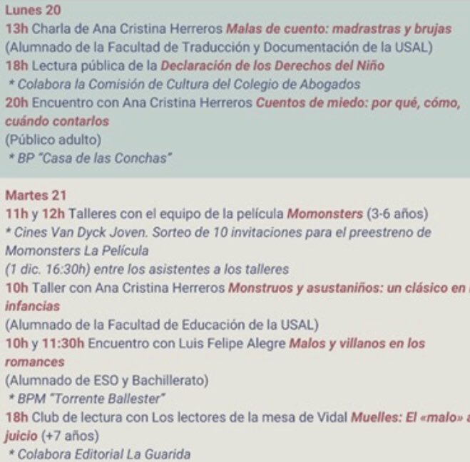 anagriott's tweet photo. Mañana hablo de los malos de los cuentos en el Salón del Libro de Salamanca… Aprender a identificarlos es importante… https://t.co/b73vixulRr