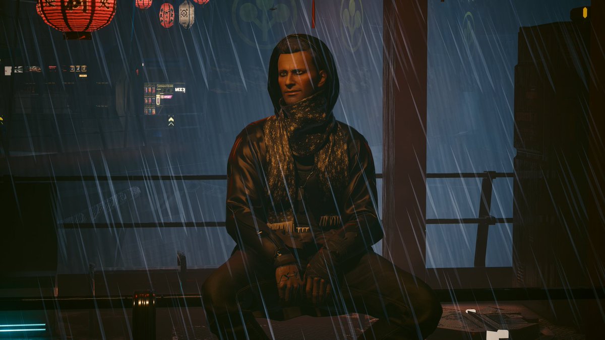 Blizzardforce's tweet photo. Waiting for the special someone to finally arrive, while the weather is going shit.
#Cyberpunk2077 #VirtualPhotography #MaleV #NightCity #PhotoMode #Cyberpunk2077PhotoMode #VinceSmidt https://t.co/IugJPKBkoG