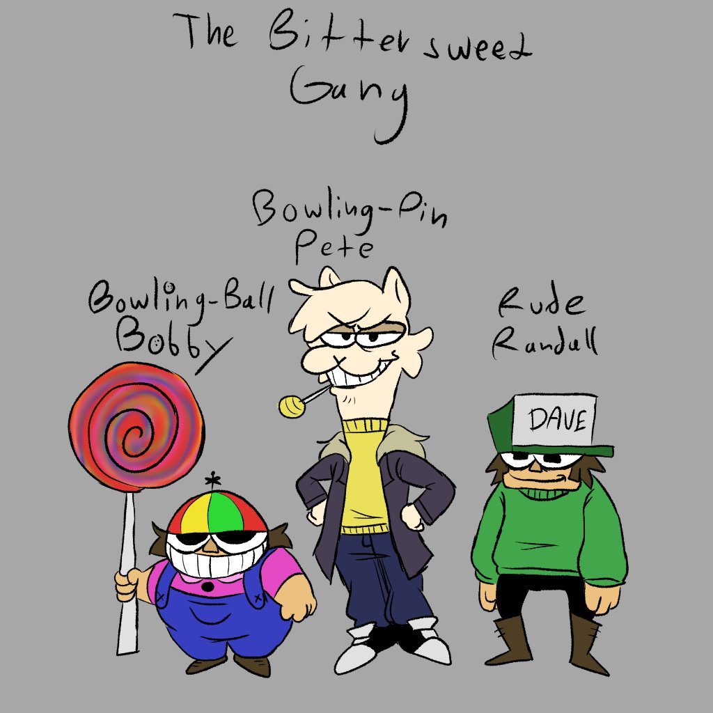 JustJustSAM's tweet photo. Introducing the "antagonists" of the AoRR series, The Bittersweet Gang!
#AdventuresofRowanRabbit #AoRR https://t.co/GAMAQ4c1dZ