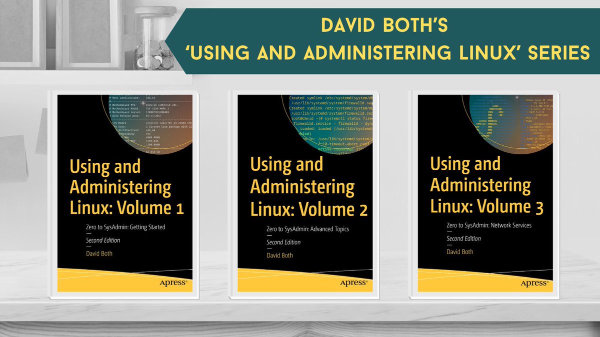 Apress's tweet image. 🐧 Ready to embark on your #Linux journey? Author @linuxgeek46&apos;s three-volume series is your comprehensive guide to becoming a Linux pro. Learn from the basics to advanced sysadmin skills. Let&apos;s explore the world of Linux together! #LinuxMastery

📚 shorturl.at/lQW18