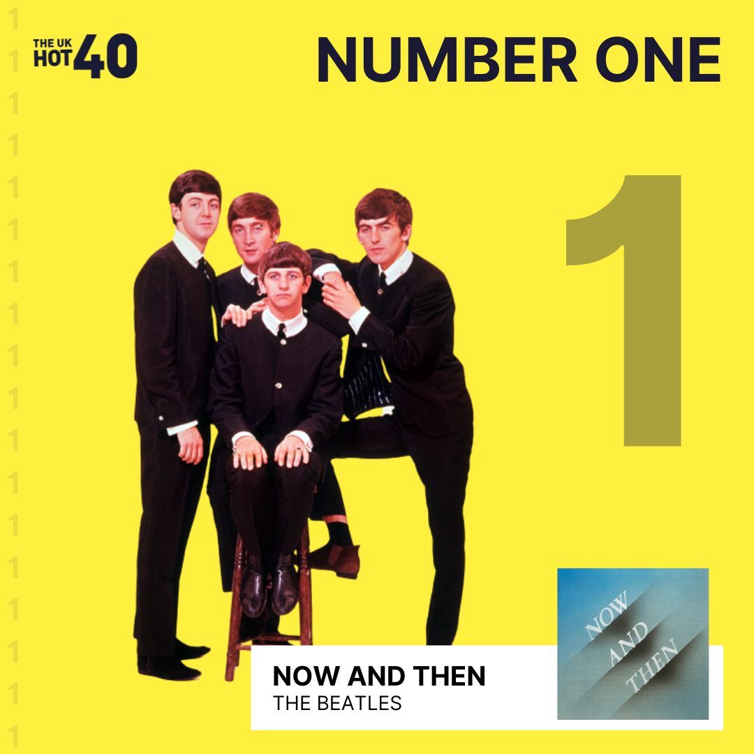 The Beatles grab their first number one with 'Now And Then' 😮