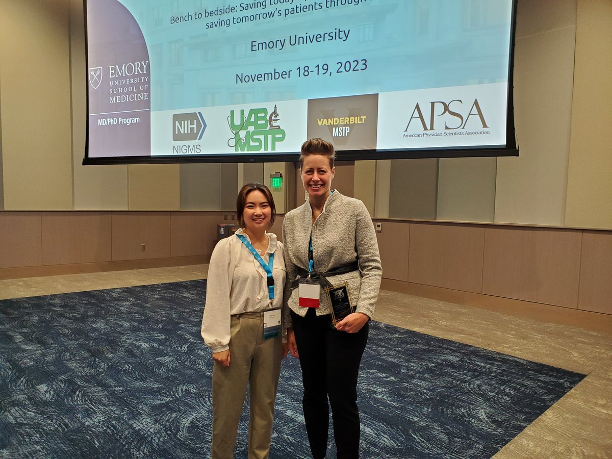 SEmdphd's tweet photo. Thank you Dr. Erin Weber (Indiana University) for walking us through your journey to becoming a surgeon-scientist as our second outstanding #keynote speaker of #SEMSS2023!
#scienceinmedicine #mdphd #benchtobedside #premed https://t.co/LKNPIUuk5h