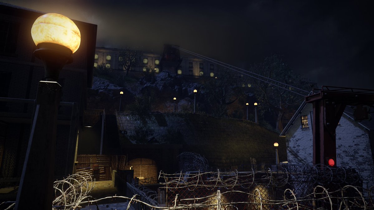 copforthat's tweet image. progress is coming along well on Mob of the Dead! 🧵#blackops3 #modtools #motdr