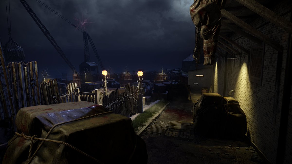 copforthat's tweet image. progress is coming along well on Mob of the Dead! 🧵#blackops3 #modtools #motdr