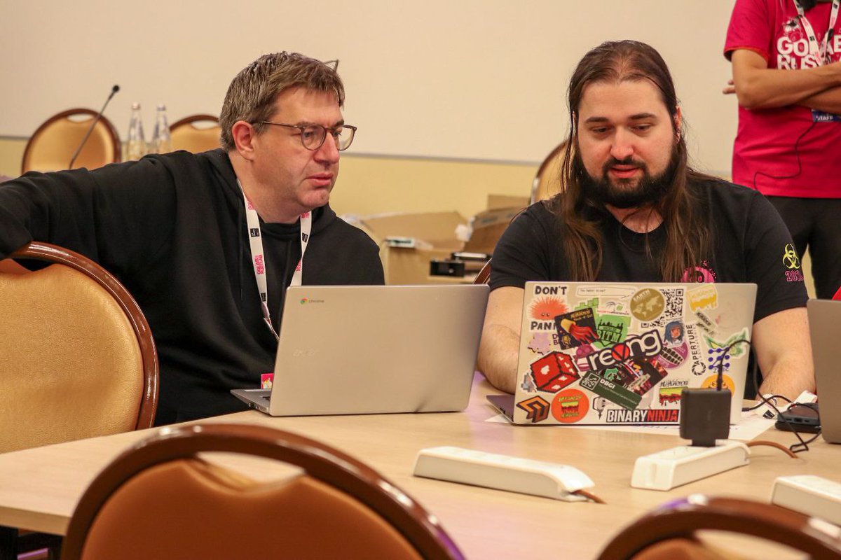 golab_conf's tweet photo. π Hacking Night is in full swing! Mentors are guiding tables through exciting subjects.
Let's dive into the adventure of collaborative coding! π»π
#GoLab2023 #HackingNight #RustLab https://t.co/kCqtRNwL67