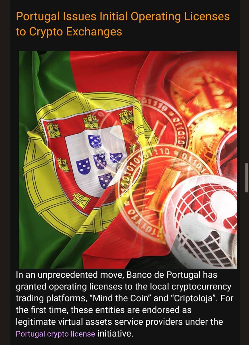 LXRY_hotel's tweet image. Huge news for Portugal 🇵🇹

Banks are noticing crypto.

👏