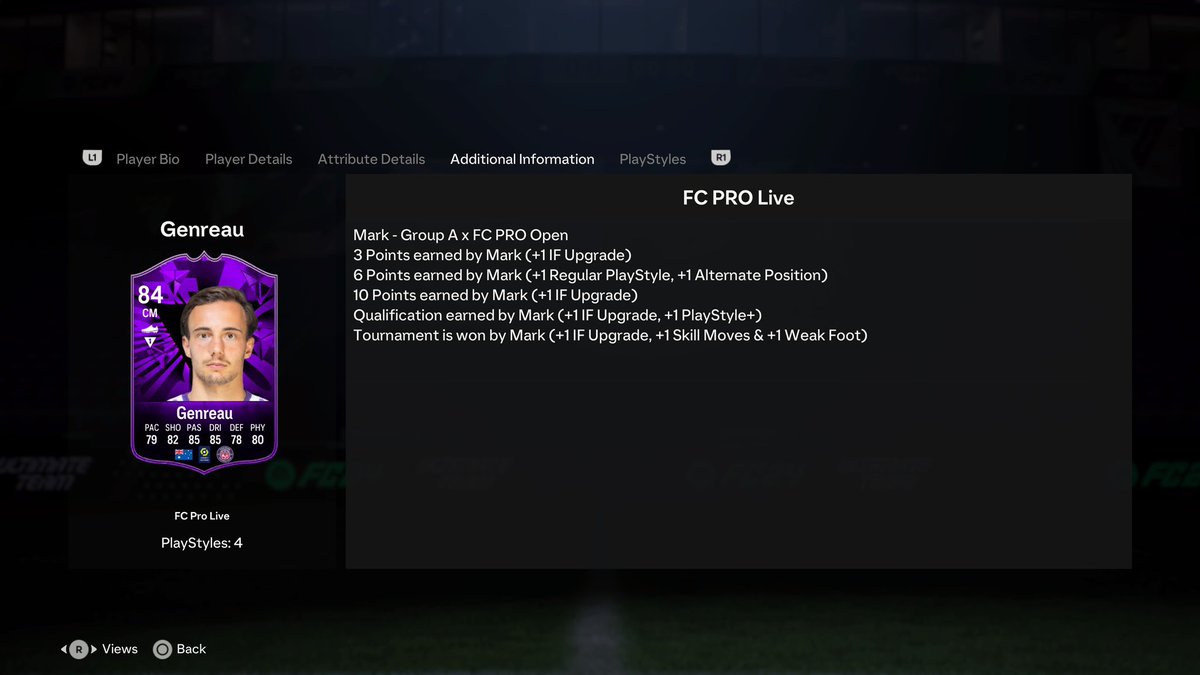 my sbc is now live (DO IT), 89 rated card for an 84 rated squad 😉