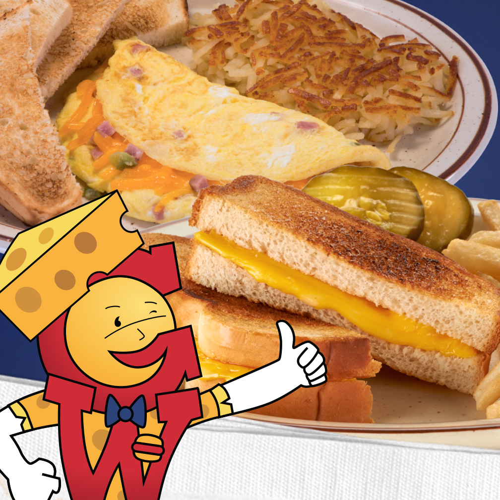George_Webb's tweet photo. Is there anything better than cheese? We Wisconsinites may be biased, but we don't think so. Stop by your local George Webb and treat yourself to our endless cheesy options๐งโค๏ธ #cheesefordays #cheeseheadandproud https://t.co/xoXbq5Udbc
