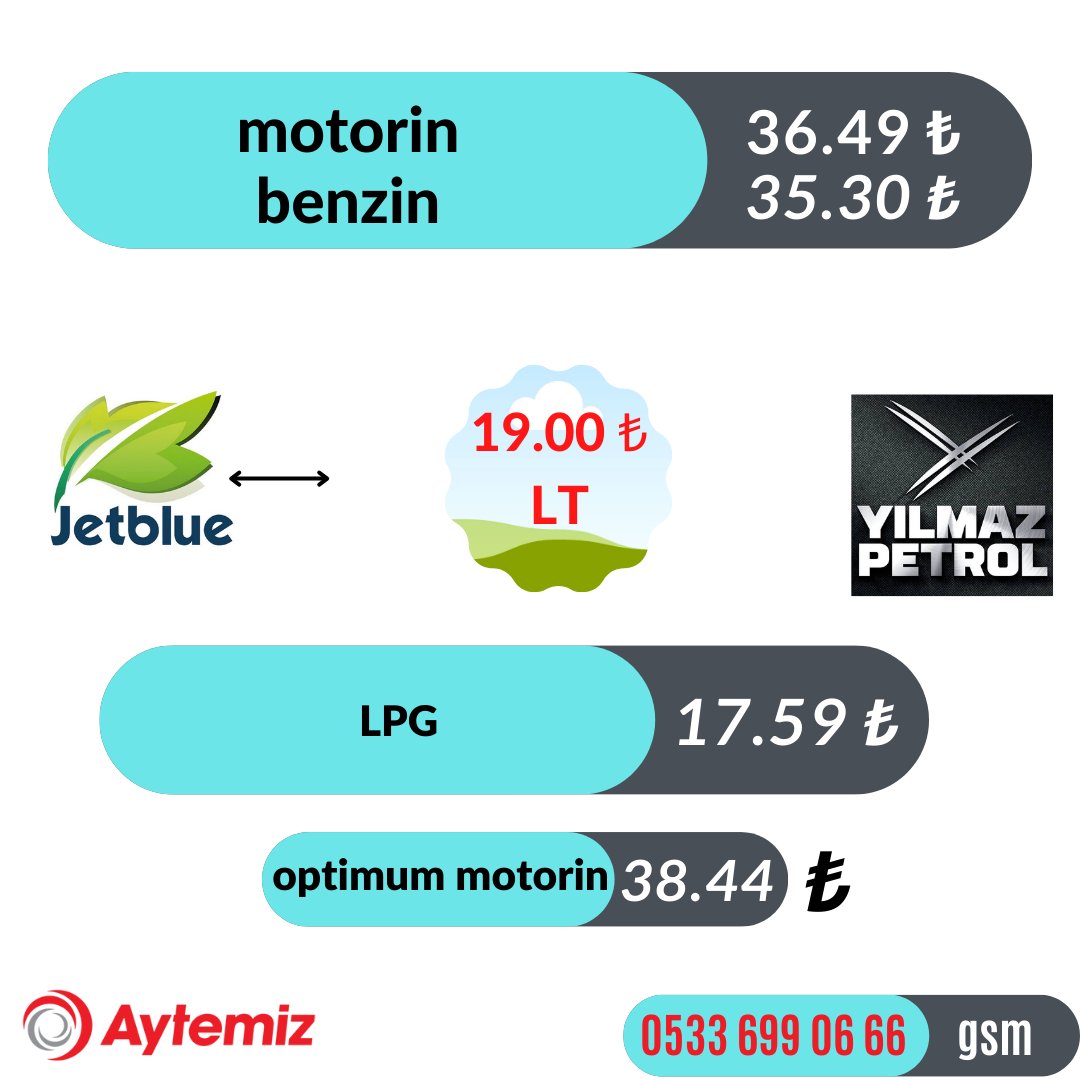 Güncel AKARYAKIT VE LPG Fiyatlarımız...