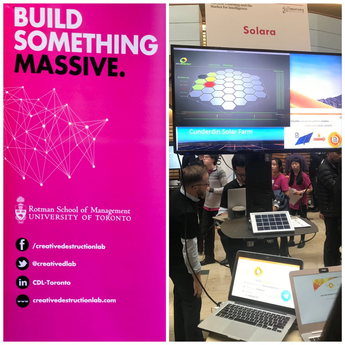 Leon_Vandenberg's tweet image. Great @CreativeDLab placement
#Sunified #UNITYsensor #SolarPV
#Blockchain #ML #AI #solarpv
#Solara (@Solara_io now @SunifiedEnergy) Sunified
Proudly #Rotman #CDL cohort #Summer2019 @rotmanschool #CDL
Learn more Sunified.com
We build ML/AI #RWA #Infra #DePIN