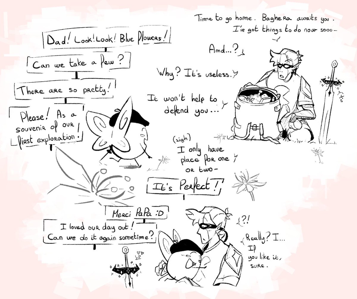 Just_One_Flame's tweet photo. Memory#1 : The late start of a strong father-daughter relationship.
(I need to get better at finding titles...)

Pomme :,) I still believe in her return. TvT
#qsmpfanart #qsmppomme #Pommefanart #etoilesfanart https://t.co/wM4IMRmQWe