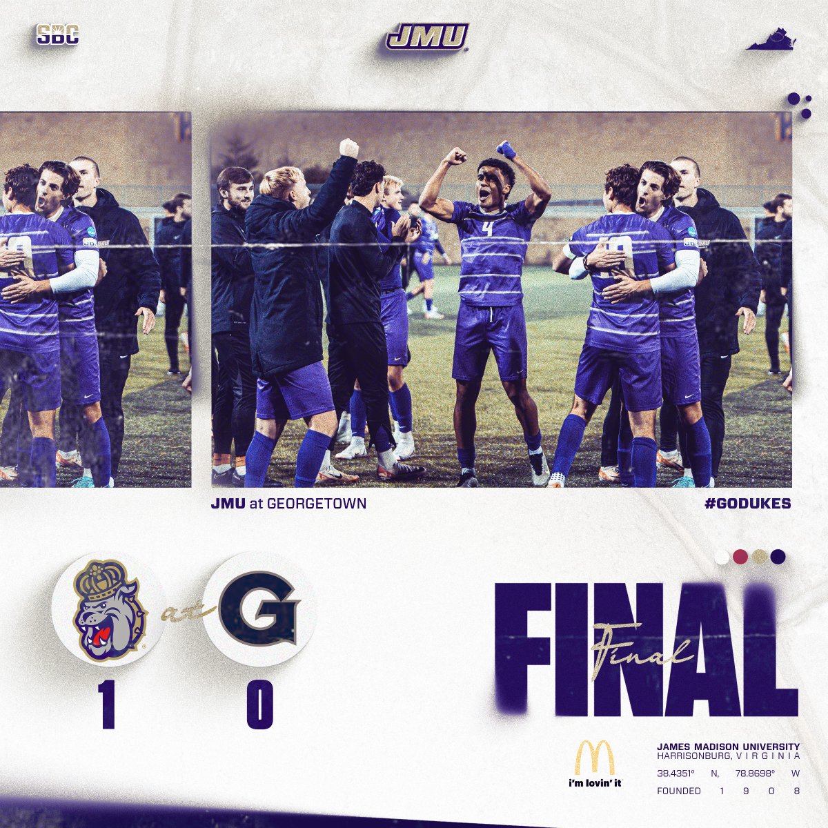 JMU Men's Soccer tweet media