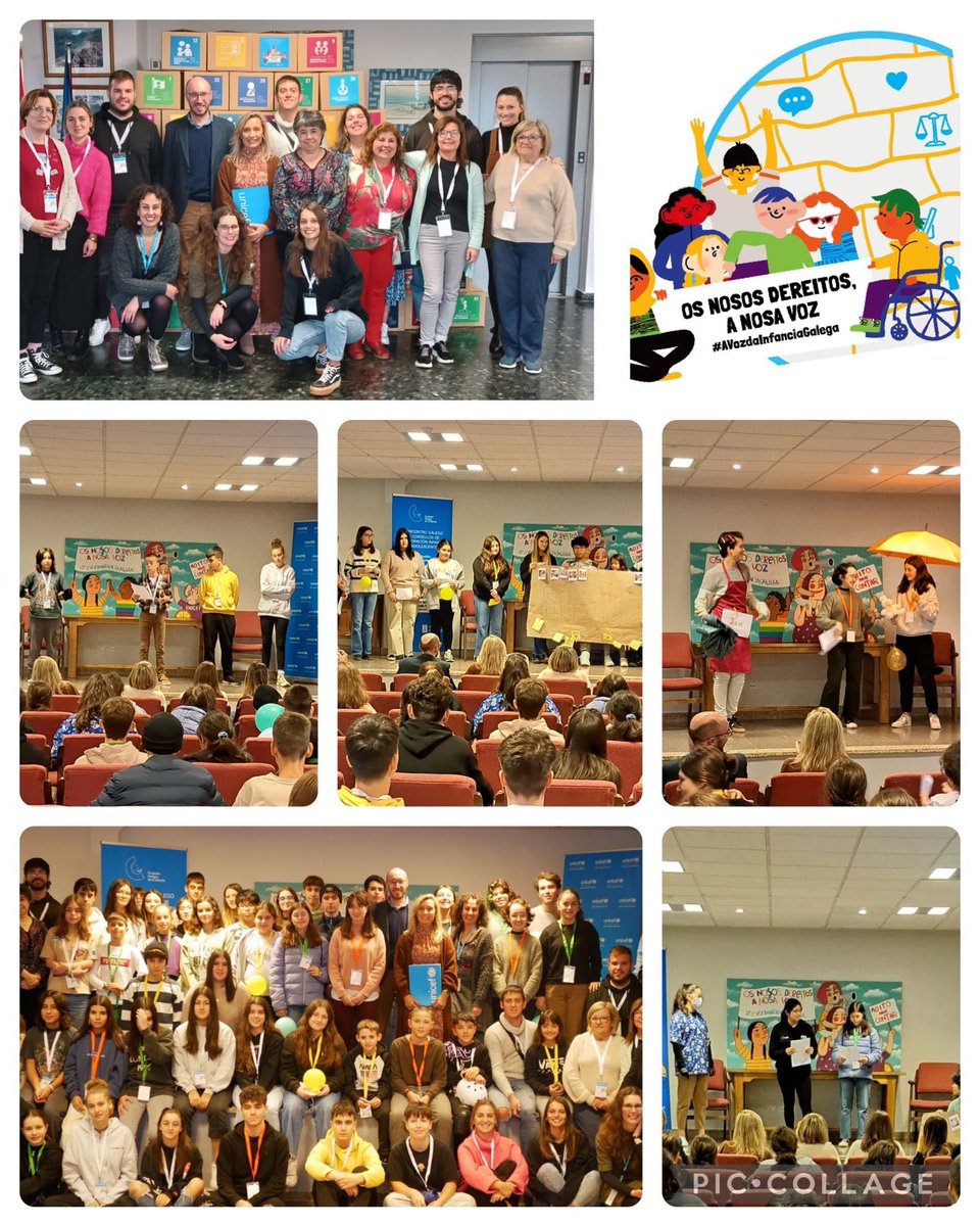myriamgarabito's tweet photo. Emoción y nervios en la clausura del III Encuentro Gallego consejos de Participación Infantil y adolescente en #Carballiño. Una particular pasarela de moda con propuestas y compromisos para mejorar su #Salud #educación #ocio #Familia #ParticipaciónInfantil #AVozdaInfanciaGalega https://t.co/Pa1Jg5VfgV