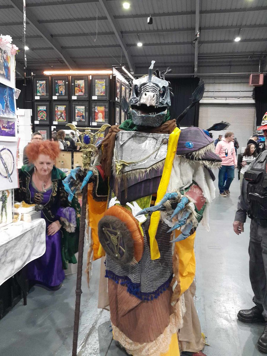 heighway_kelly's tweet photo. Stunning cosplayers at Telford's @walescomiccon #walescomiccon #WCC2023 Actor Warwick Daves on Saturday. https://t.co/Mf3rptSDwR