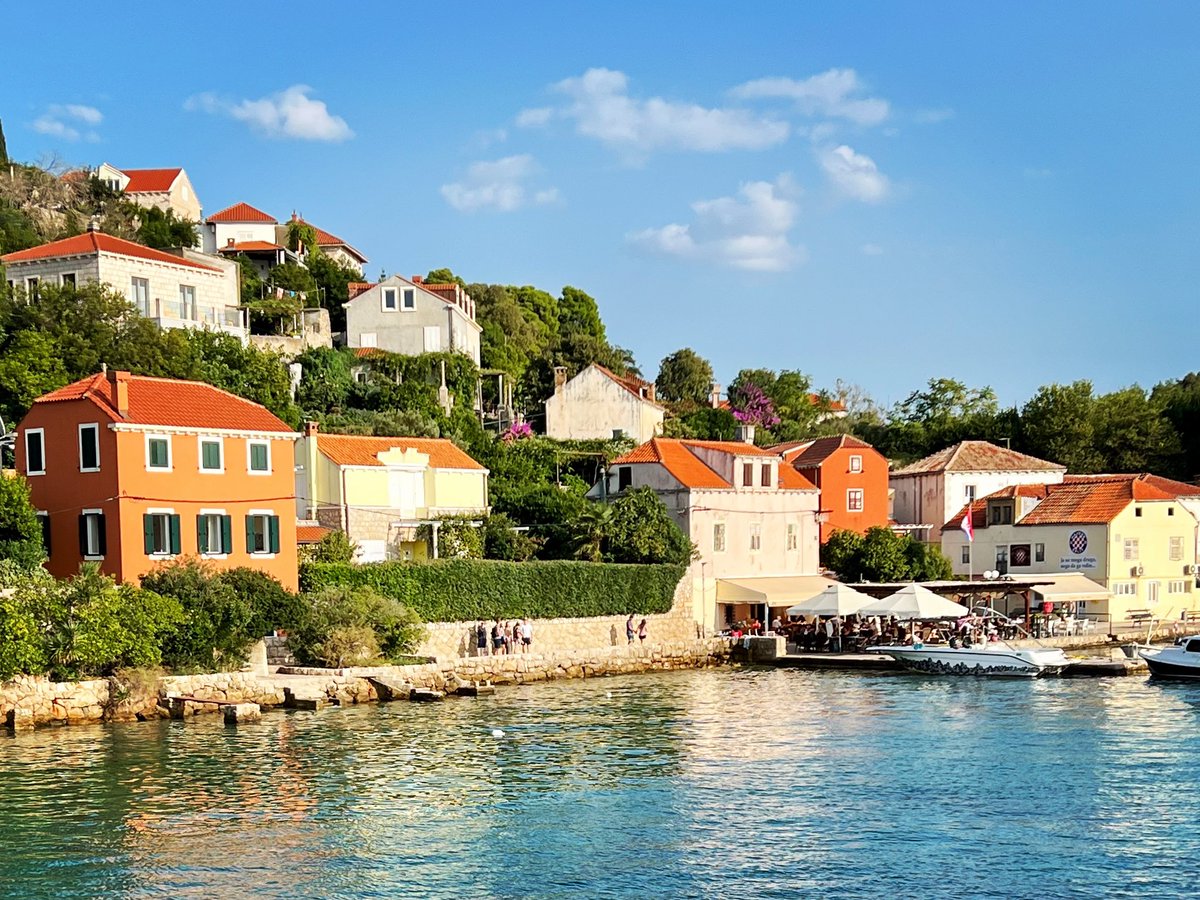 Koločep - one of the quietly beautiful Elaphiti Islands near Dubrovnik Croatia. It’s definitely worth taking a break from the crowds of Dubrovnik and checking out the Elaphitis