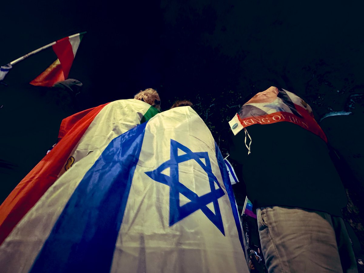 At the police station.

Five of my neighbours threatened to murder me when they saw my Israeli flag on the way to today’s vigil in London.

<a href="/StopAntisemites/">StopAntisemitism</a>