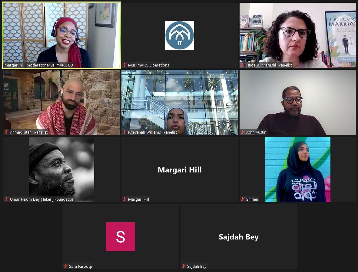 MuslimARC (@muslimarc) on Twitter photo Our first Sea to Shining Sea Webinar is off to a wonderful start! We are honored to have guests <a href="/AhmadJitan/">Ahmad Jitan</a> <a href="/HudaAlMarashi/">Huda Al-Marashi</a> and Rheyanah Williams. Our first Sea to Shining Sea Webinar is off to a wonderful start! We are honored to have guests <a href="/AhmadJitan/">Ahmad Jitan</a> <a href="/HudaAlMarashi/">Huda Al-Marashi</a> and Rheyanah Williams.