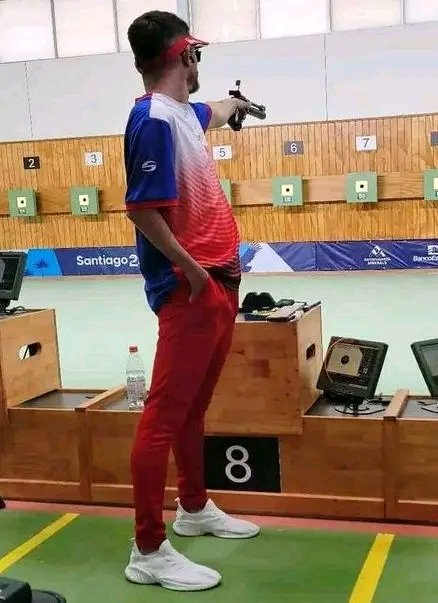 Alejandro_L90's tweet photo. #SanctisSpíritusEnMarcha El cabaiguanense Di Angelo Lóriga ganó la medalla de plata en la pistola a 10 metros con puntaje de 226.7, en el evento de tiro deportivo de los Juegos #Parapanamericanos2023 @TeresitaRomeroR @PoliCentro23 @Vane_M92 https://t.co/cKgo4XGoBq