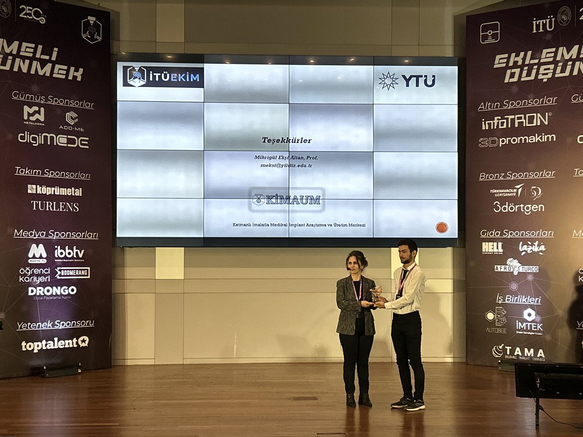 İki değerli kurum; İstanbul Üniversitesi-Cerrahpaşa ve İTÜ,  iki farklı etkinlik, iki ayrı davet, aynı tarihler...

Etkinliklerin konusu  tabi ki  de eklemeli imalat, 3boyutlu yazıcılar…
Davetleri için teşekkür ederim.

eklemelidusunmek.com.tr
tipta3bteknolojisi.wixsite.com/tipta3bteknolo…
<a href="/YildizEdu/">Yıldız Teknik Üniversitesi</a>