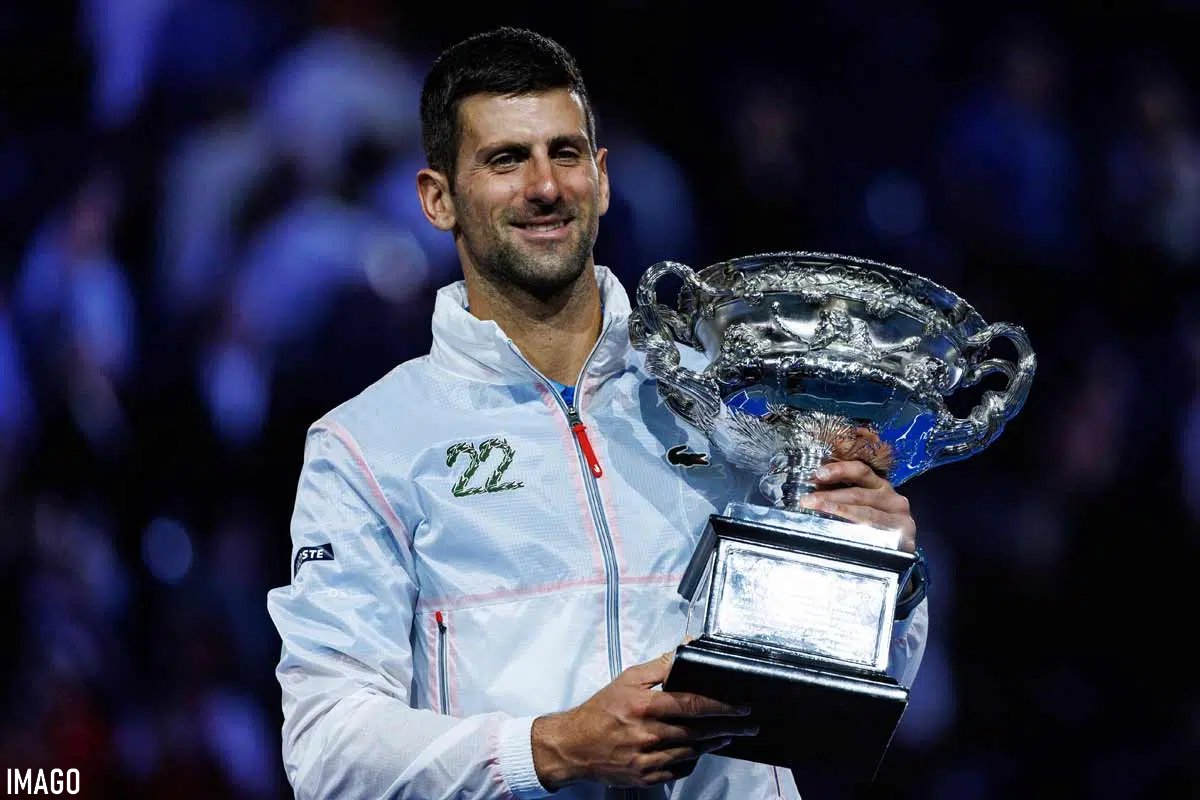 JeuSetMaths's tweet image. 🐐 La saison 2023 de Novak Djokovic, 36 ans :
🇦🇺 Open d'Australie : 🏆
🇫🇷 Roland Garros : 🏆
🇬🇧 Wimbledon : 🥈
🇺🇸 US Open : 🏆
🇮🇹 Masters : 🏆
👑 N°1

Mais aussi...
🇦🇺 Adelaïde : 🏆
🇺🇸 Cincinnati : 🏆
🇫🇷 Paris : 🏆

Soit...
➡️ 55 victoires, 6 défaites
➡️ 7 titres

Not too bad.