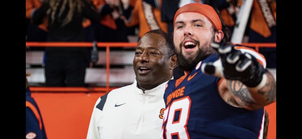 Thank you, Coach🧡💙 @CoachBabersCuse