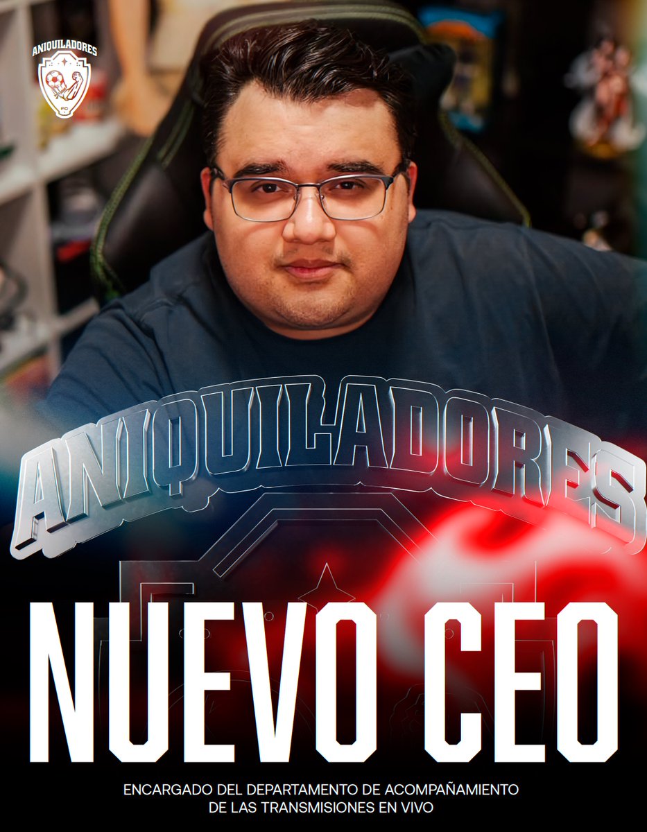 AniquiladoresFC's tweet photo. BOMBAZO 💣

Ayer hubo alguna filtración pero hoy lo hacemos oficial…

Tenemos nuevo CEO encargado del departamento de acompañamiento de las transmisiones en vivo o por sus siglas EDATV

Bienvenido a Aniquiladores FC, @dedreviil 🔴⚪️

#AniquiladoresFC 💪 https://t.co/cjyDjNR9Ff