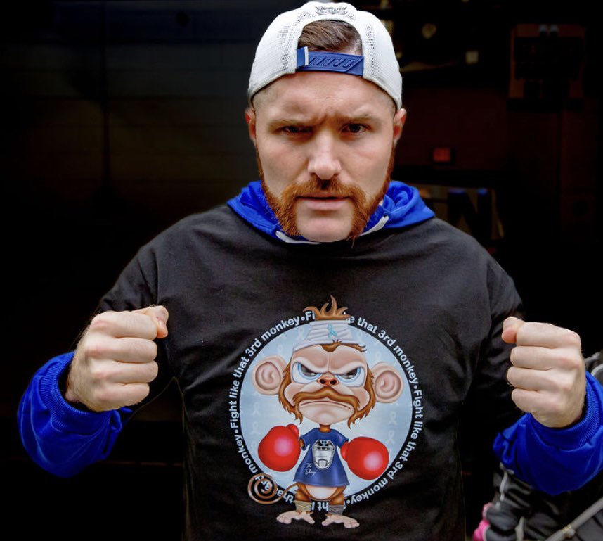 Help me…

“FIGHT LIKE THAT 3RD MONKEY”

…&amp; reach my goal of selling 500 shirts to raise $15,000 for the Canadian <a href="/cancersociety/">Canadian Cancer Society</a> - Daffodil Place of St. John’s, NL in honour of my Dads battle with prostate cancer. Shirts are just $30. Order yours today 💙
shop.nlgrowlers.com/products/skirv…