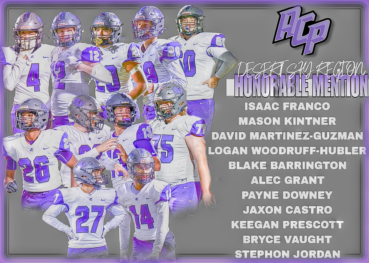 Congrats to our ACP All-Desert Sky Region players! #JUST azpreps365.com/recognitions/f…