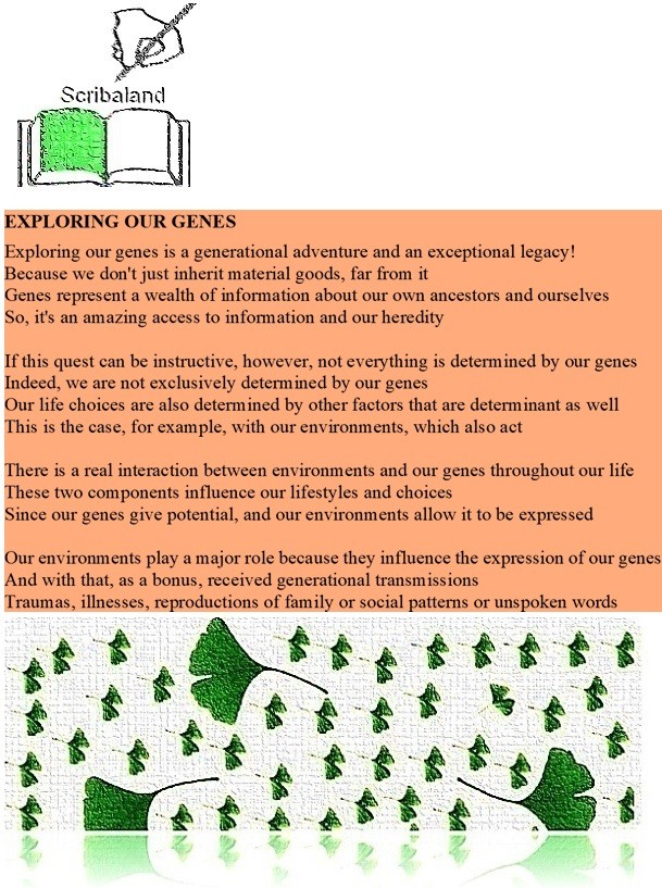 scribaland's tweet photo. #Scribaland EXPLORING OUR GENES
Surprises in heredity and heritage!?#singer #singers #kindle #singing #snapchat #socialnetwork #socialnetworks #song #songs #songtext #mot #songtexts #songtexting #songwriter #songwriters #songwriting #selfedit #selfeditor #selfedition #selfeditors https://t.co/gk29WTL85X