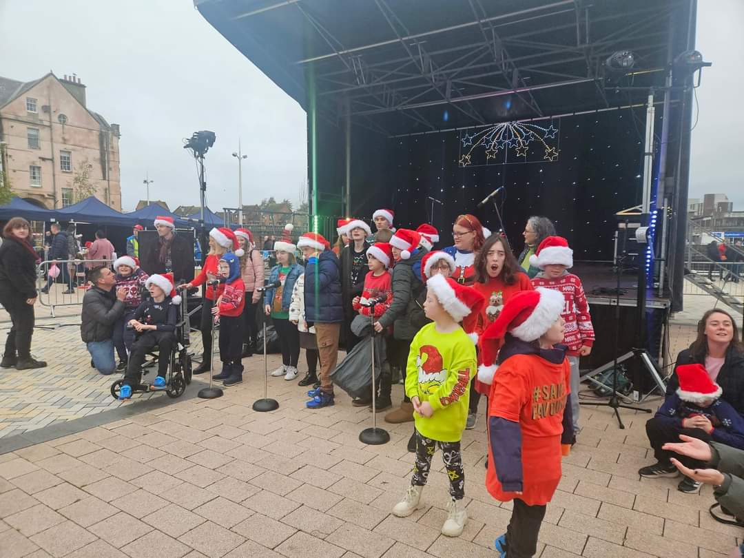 Our Southcraig Superstars choir performed amazingly today at the Ayr Christmas lights switch on. Well done to all of our pupils who took part 🌟