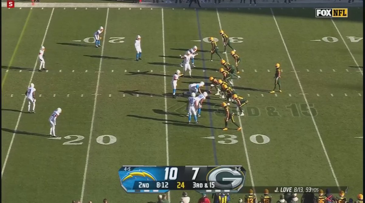 Maroso__'s tweet photo. DBs playing like safeties is the dumbest thing. This alone is fireable. https://t.co/mzB4tboyRY