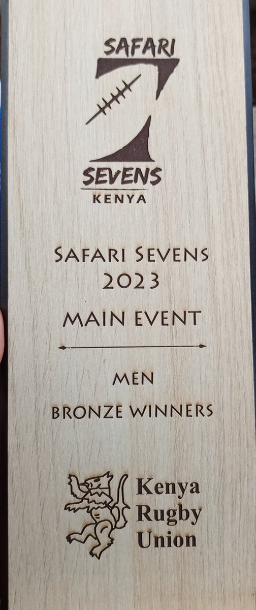 We managed to bag the bronze 🥉at the #Safari7s .. Kudos to the boys and management for pushing us all the way. We regroup for the next challenge 💪 #SupportUgandaSevens #NileSpecialRugby